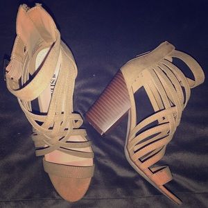 Tan Heel sandals